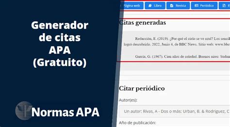 citas generador|Generador de Citas APA Gratuito [Actualización 2025]。